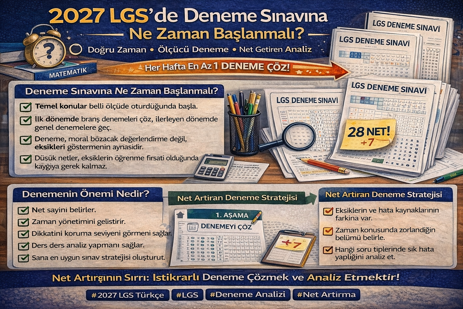 2027 LGS’de Deneme Sınavına Ne Zaman Başlanmalı? kapak görseli